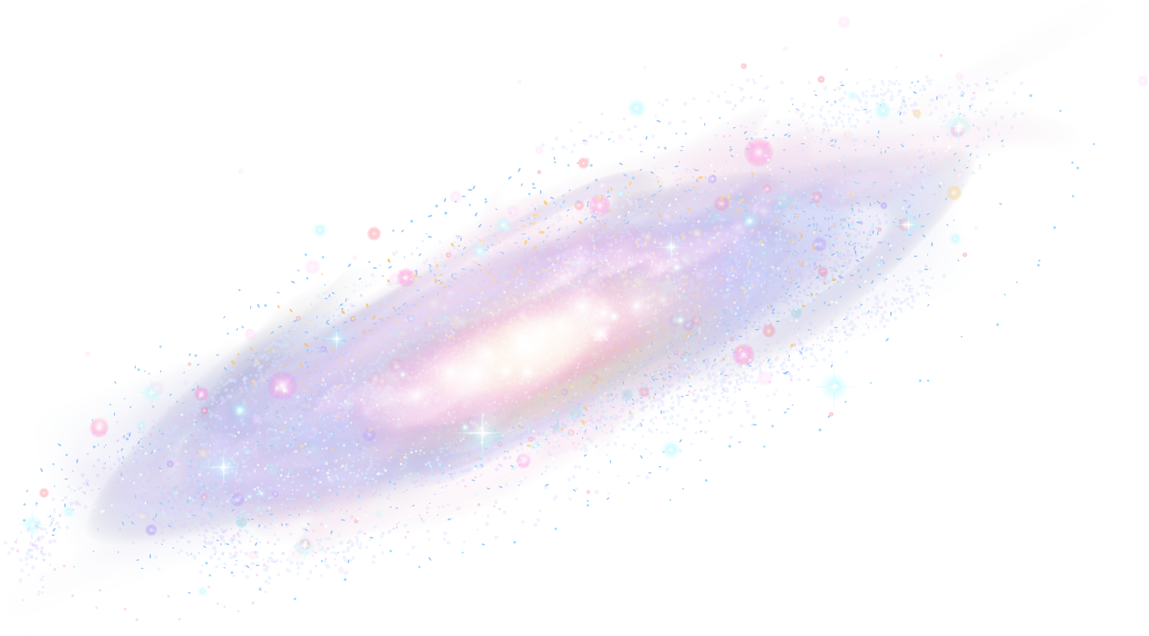 Barred spiral galaxy, outer space stars